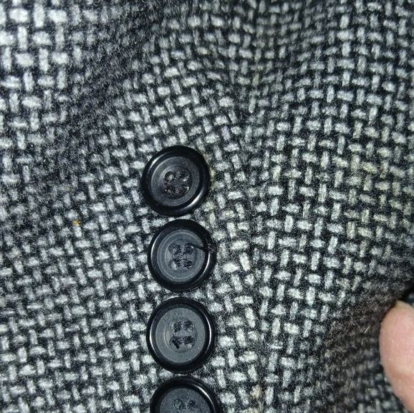 GIANFRANCO RUFFINI men's 46 R cashmere blend herringbone blazer Italy - Picture 5 of 13